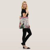 Sac fourre-tout Peacock personnalisé et fleurs pri (Sur le modèle)