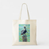 sac fourre-tout "Pélican sur un pôle" (Dos)