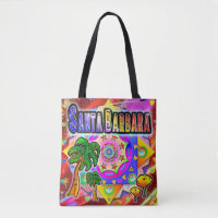 Sac fourre-tout père Noël Barbara Tropical Friends