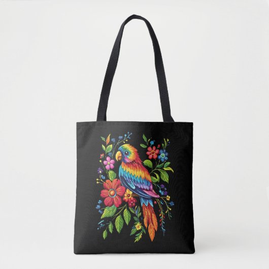 Sac fourre-tout perroquet vibrant (Devant)