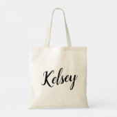 Sac fourre-tout personnalisable Kelsey Script Desi (Dos)