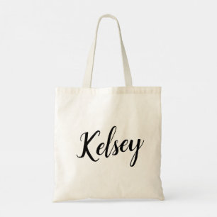 Sac fourre-tout personnalisable Kelsey Script Desi