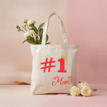 Sac fourre-tout personnalisé #1 Mom Love