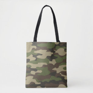Sac fourre-tout personnalisé à motif camouflage ve