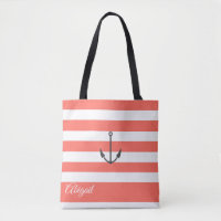Sac fourre-tout personnalisé Ancre nautique