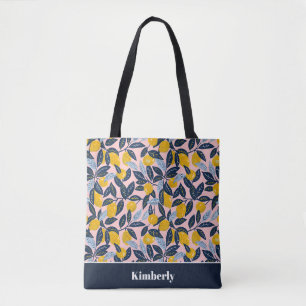 Sac fourre-tout personnalisé au citron