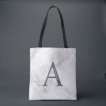 Sac fourre-tout personnalisé avec monogramme et no<br><div class="desc">Cadeau personnalisé avec monogramme et nom
caractéristiques personnalisées monogramme et nom dans un style de police serif classique.</div>
