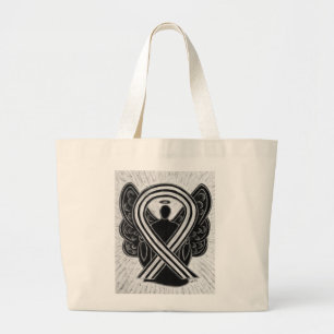 Sac fourre-tout personnalisé Black and White Aware