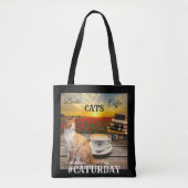Sac fourre-tout personnalisé Crazy Cat Lady (Devant)