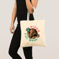 Sac fourre-tout personnalisé "Fière Maman de Chat"