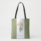 Sac fourre-tout personnalisé fleur sauvage (Devant)