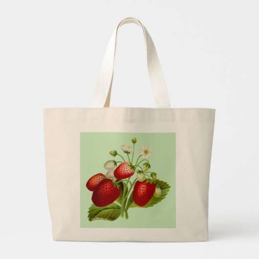 Sac fourre-tout personnalisé fraise (Dos)