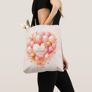 Sac fourre-tout personnalisé Joyeux Anniversaire B
