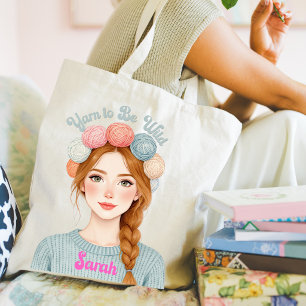 Sac fourre-tout personnalisé La laine à l'état s