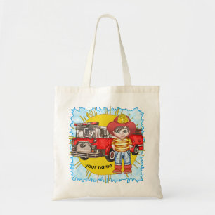 Sac fourre-tout personnalisé Little Firefighter