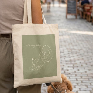 Sac fourre-tout personnalisé Maman Chien Caniche -