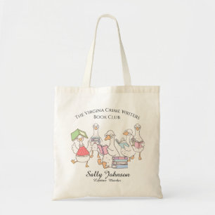 Sac fourre-tout personnalisé pour club de lecture