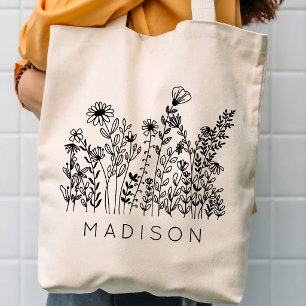 Sac fourre-tout personnalisé pour demoiselle d'hon