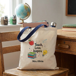 Sac fourre-tout personnalisé pour enseignant sur m