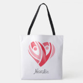 Sac fourre-tout personnel Valentine Heart (Devant)