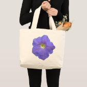 Sac fourre-tout Petunia bleu (Devant (produit))