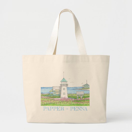 Sac fourre-tout phare blanc (Devant)
