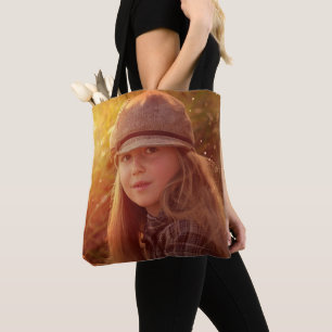 Sac fourre-tout photo personnalisé, impression int