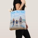 Sac fourre-tout photo personnalisé Vos photos et l<br><div class="desc">Sacs fourre-tout photo et texte personnalisés - Unique votre propre design Famille personnalisée / Amis ou Sac fourre-tout personnel Cadeau - Ajouter votre photo / Texte / plus - Redimensionner et déplacer ou supprimer et ajouter des éléments / image avec l'outil de personnalisation! Choisissez la police / taille / couleur...</div>