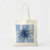 Sac fourre-tout - Pinwheel en plumes en bleu (Devant)