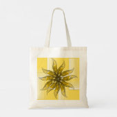 Sac fourre-tout - Pinwheel en plumes en Jaune (Dos)