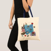 Sac fourre-tout Pirates Adventure Map (Devant (produit))