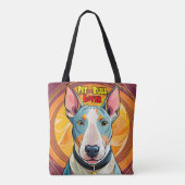 Sac fourre-tout Pitbull mignon et coloré (Dos)