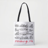 Sac fourre-tout Pitt Panther, Pittsburgh - PA (Devant)