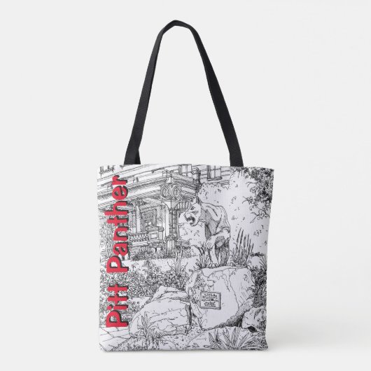 Sac fourre-tout Pitt Panther, Pittsburgh - PA (Dos)