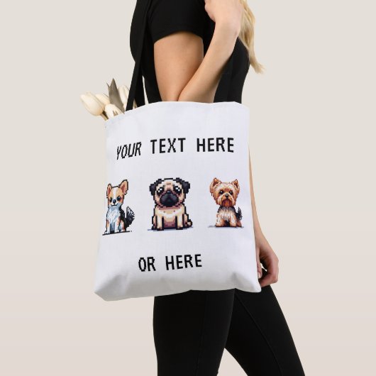 Sac fourre-tout Pixel Pup (De près)