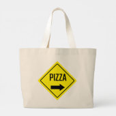 Sac fourre-tout Pizza Jumbo (Dos)