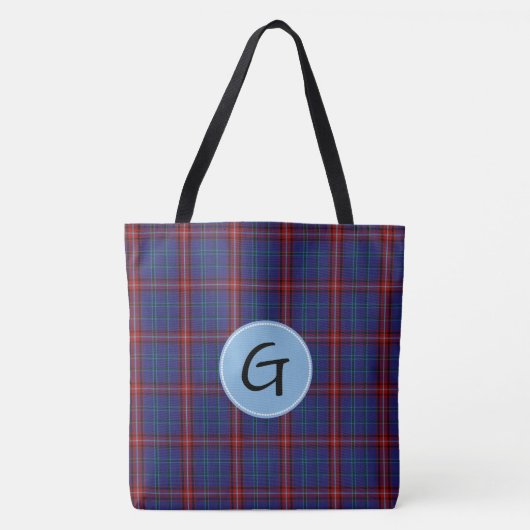 Sac fourre-tout plaqué Glenn Tartan (Devant)