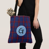Sac fourre-tout plaqué Glenn Tartan (De près)