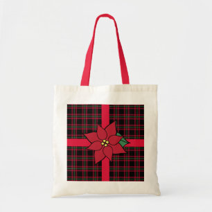 Sac fourre-tout Poinsettia de Noël