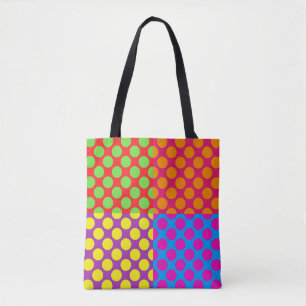 Sac fourre-tout point Polka mignon