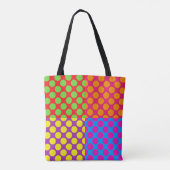Sac fourre-tout point Polka mignon (Dos)