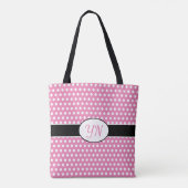 Sac fourre-tout Pointe Polka initialisé (Dos)