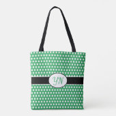 Sac fourre-tout Pointe Polka initialisé (Dos)