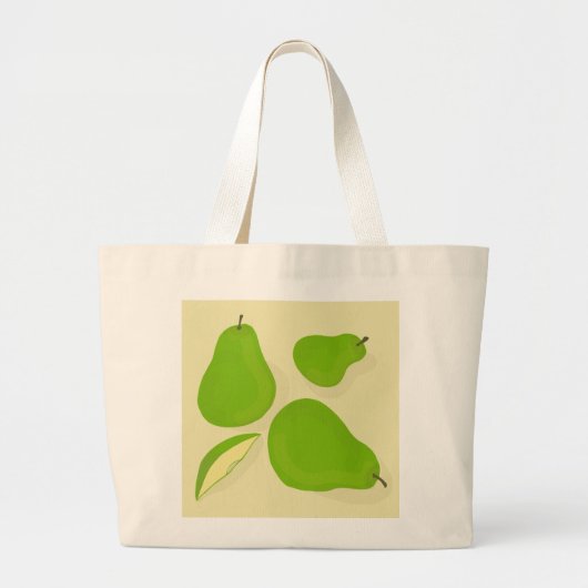 Sac fourre-tout Poire Verte (Devant)