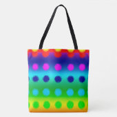Sac fourre-tout Pois multicolore (Devant)