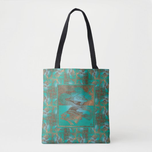 Sac fourre-tout Poissons (Devant)