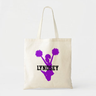 Sac fourre-tout Pom-pom girl violet