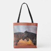 Sac fourre-tout Ponies peintes (Dos)