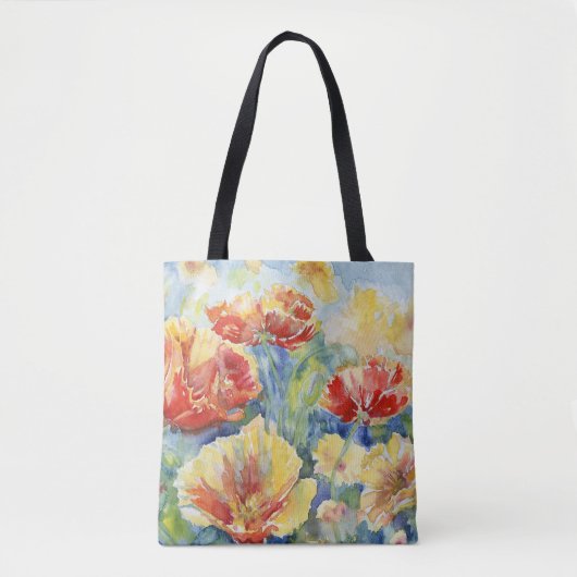 sac fourre-tout "Poppies VII" (Devant)