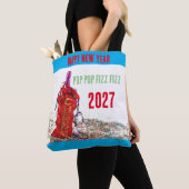 Sac fourre-tout pour achats de vin (De près)